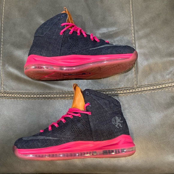 Lebron 10 EXT Pink Denim main image 4